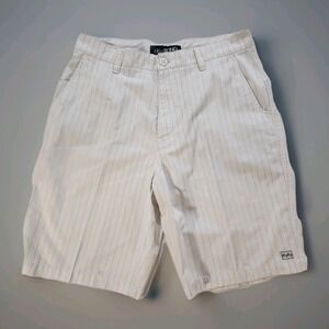 Vintage Billabong Built To Thrash Shorts Mens 34 All Over Embroidered Logo Y2K